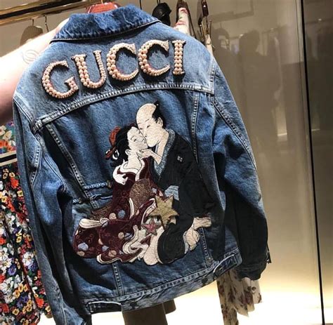 gucci denim jacket dupe|Gucci denim jackets for men.